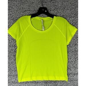 Lululemon Swiftly Tech 2.0 Short Sleeve Highlighter Yellow Tee - Size 12